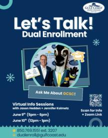 Read More - Gulf Coast Dual Enrollment Information Sessions June 9th & 10th