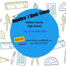 Read More - Algebra 1 Boot Camp July 15-18